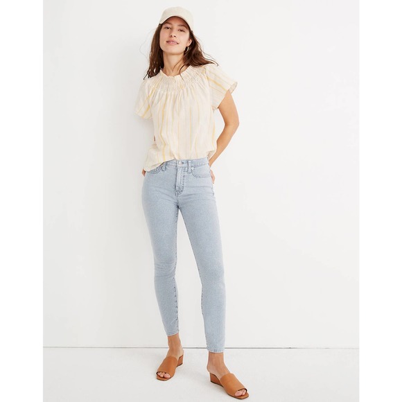 Madewell Denim - MADEWELL 10" high rise skinny crop 32